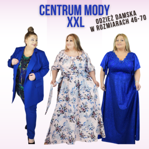 na zdjęciu modelki xl ubrane w eleganckie sukienki i sukienki XXL oraz garnitury XXL